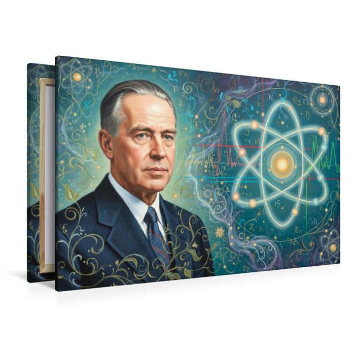 Premium Textil-Leinwand Niels Bohr (1885–1962)