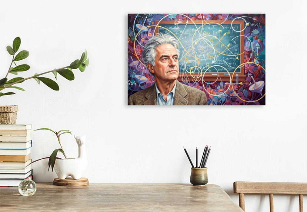 Premium Textil-Leinwand Richard Feynman (1918–1988)
