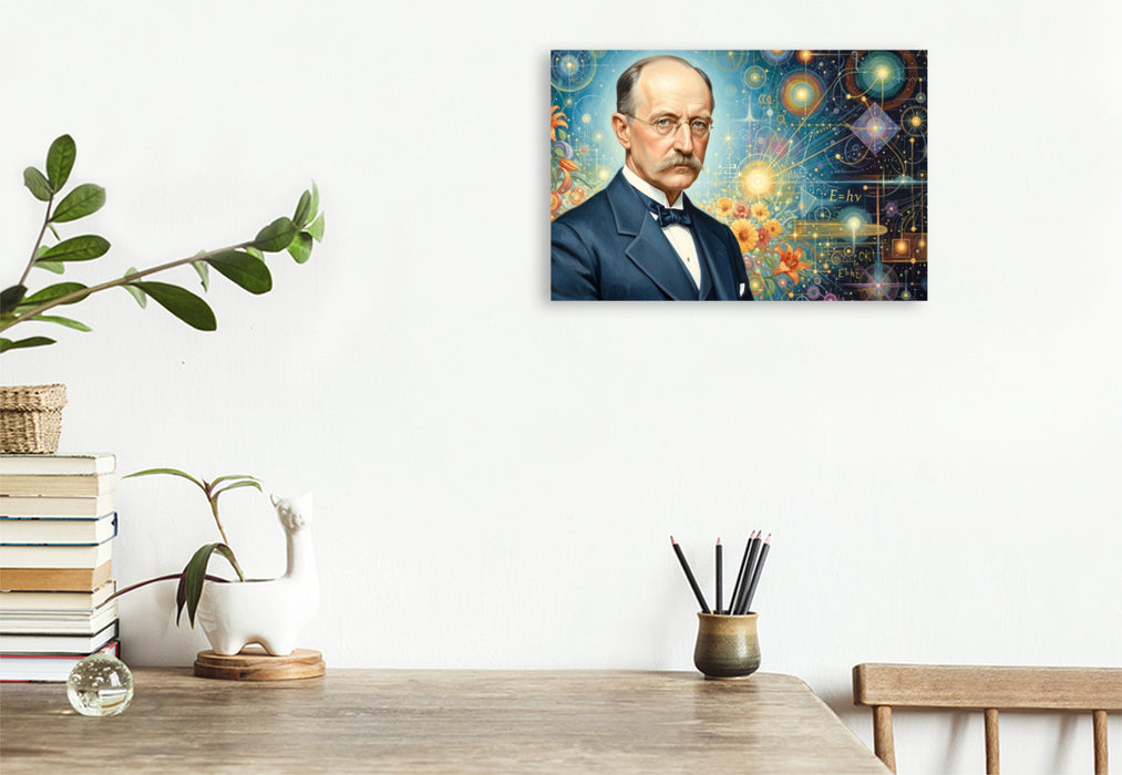 Premium Textil-Leinwand Max Planck (1858–1947)