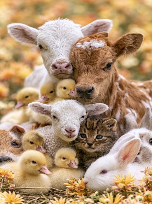 Ein Motiv aus dem Kalender Tierische Landliebe - CALVENDO Foto-Puzzle'