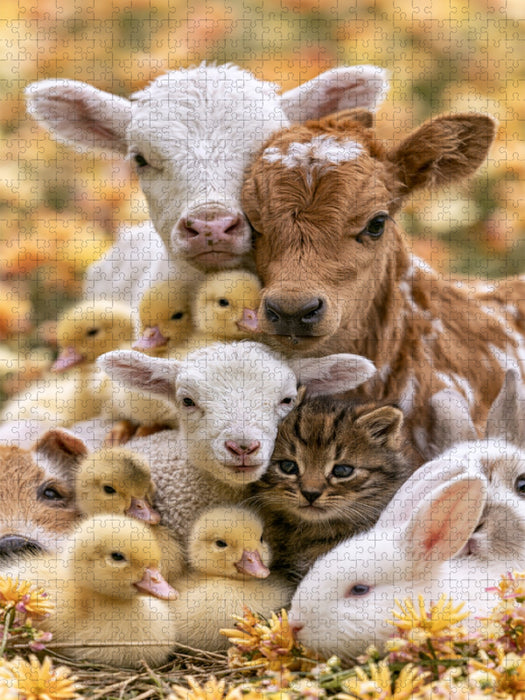 Ein Motiv aus dem Kalender Tierische Landliebe - CALVENDO Foto-Puzzle'
