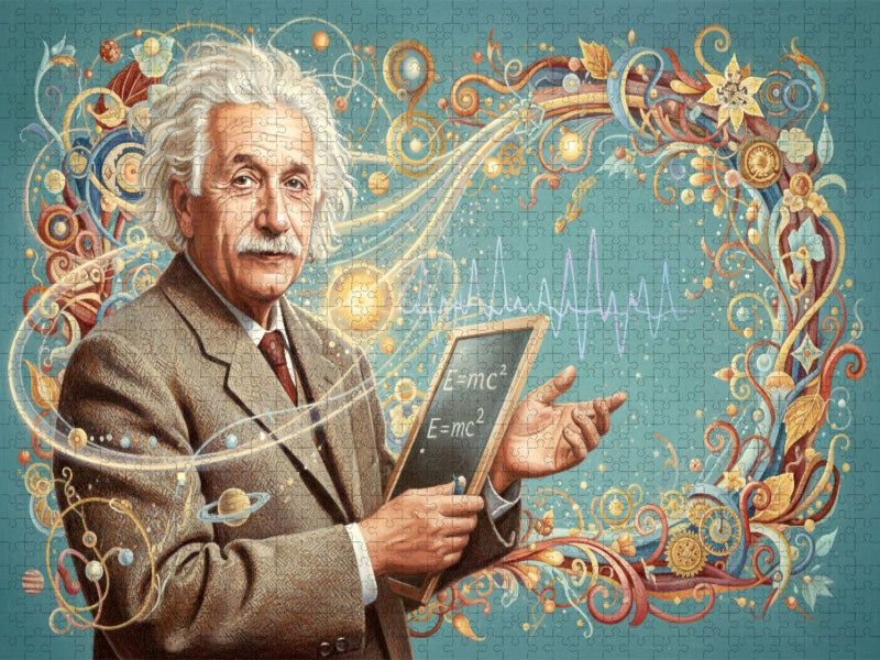 Albert Einstein (1879–1955) - CALVENDO Foto-Puzzle'