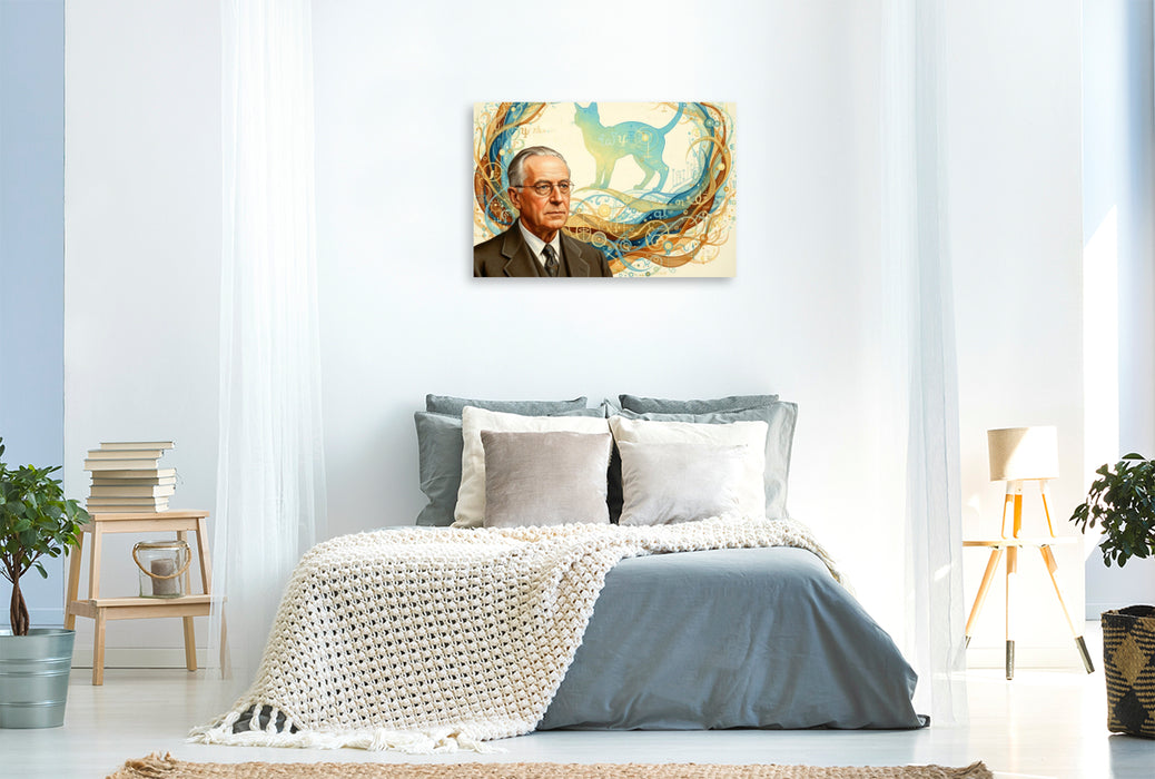 Premium Textil-Leinwand Erwin Schrödinger (1887–1961)