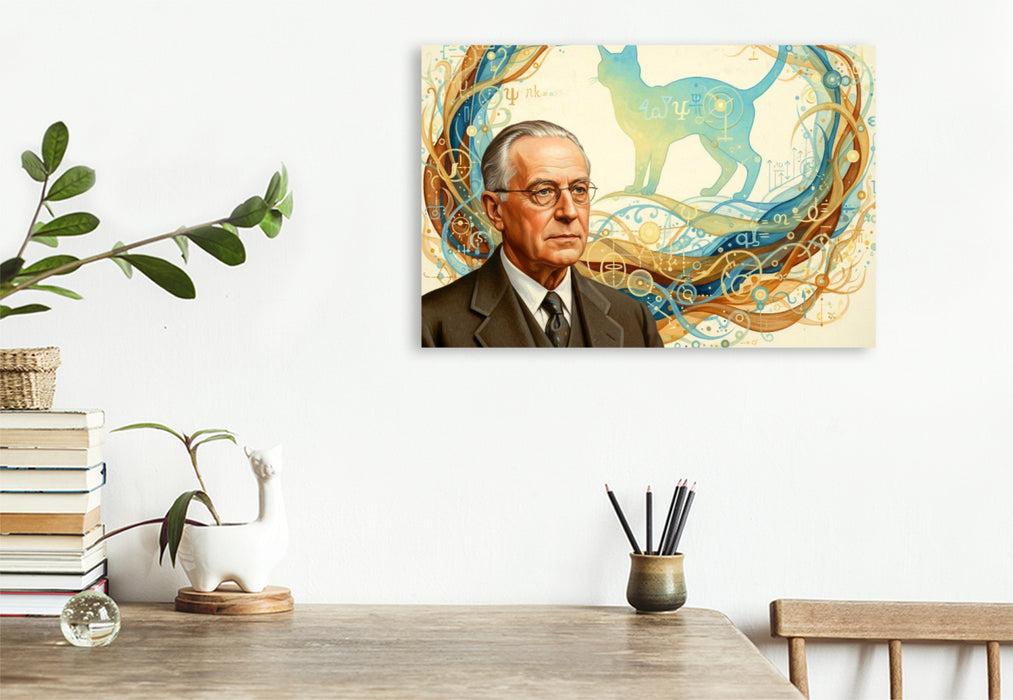 Premium Textil-Leinwand Erwin Schrödinger (1887–1961)