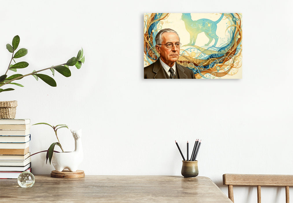 Premium Textil-Leinwand Erwin Schrödinger (1887–1961)