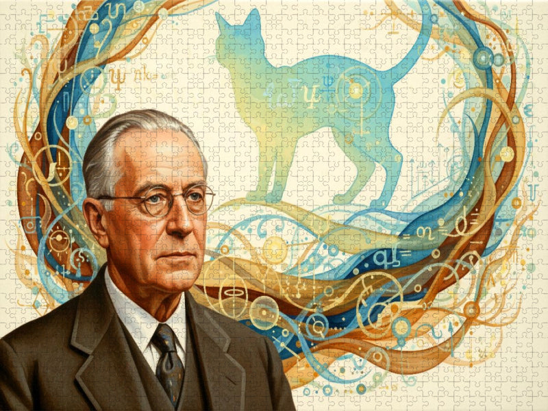 Erwin Schrödinger (1887–1961) - CALVENDO Foto-Puzzle'