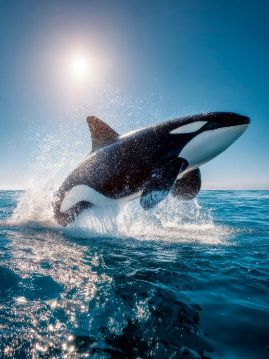 Orca in Freiheit - CALVENDO Foto-Puzzle'