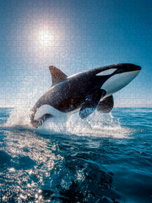 Orca in Freiheit - CALVENDO Foto-Puzzle'