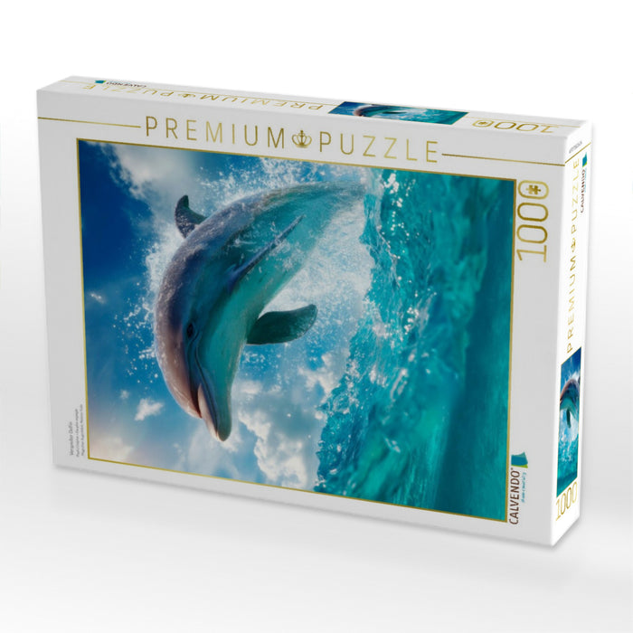 Verspielter Delfin - CALVENDO Foto-Puzzle'