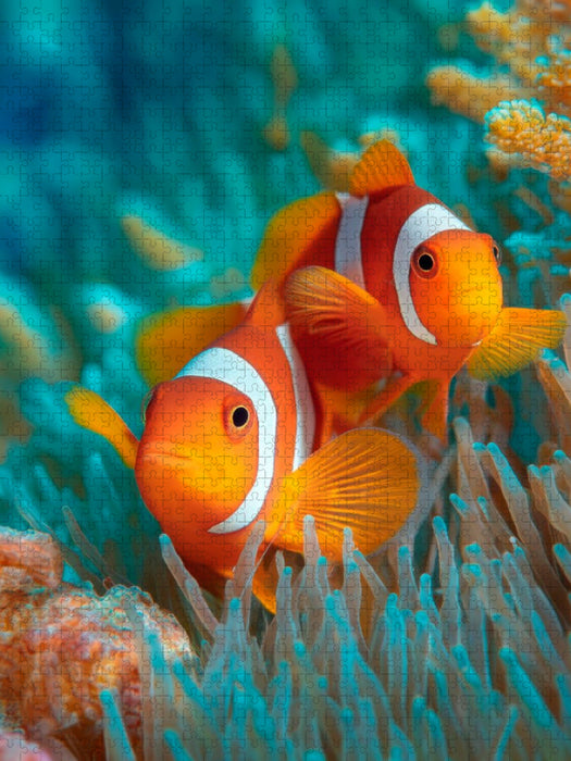 Clownfische im Korallenriff - CALVENDO Foto-Puzzle'