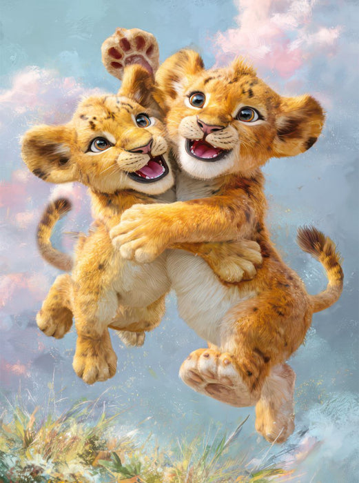 Entzückende Tierbaby Illustrationen - CALVENDO Foto-Puzzle'