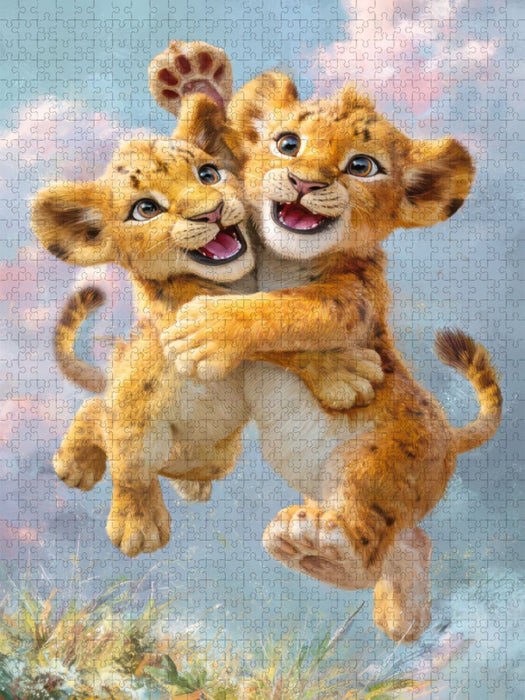 Entzückende Tierbaby Illustrationen - CALVENDO Foto-Puzzle'