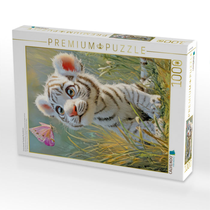 Entzückende Tierbaby Illustrationen - CALVENDO Foto-Puzzle'