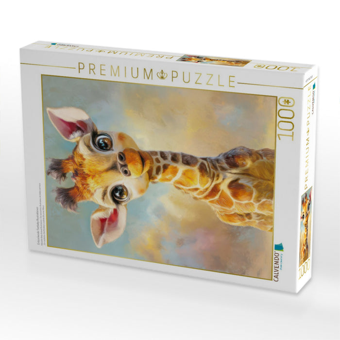 Entzückende Tierbaby Illustrationen - CALVENDO Foto-Puzzle'