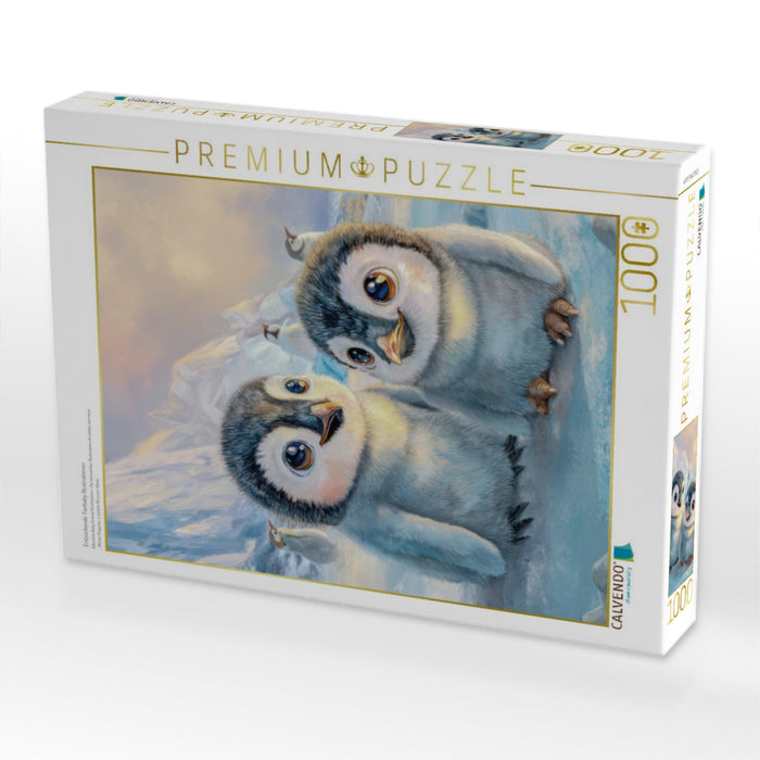 Entzückende Tierbaby Illustrationen - CALVENDO Foto-Puzzle'