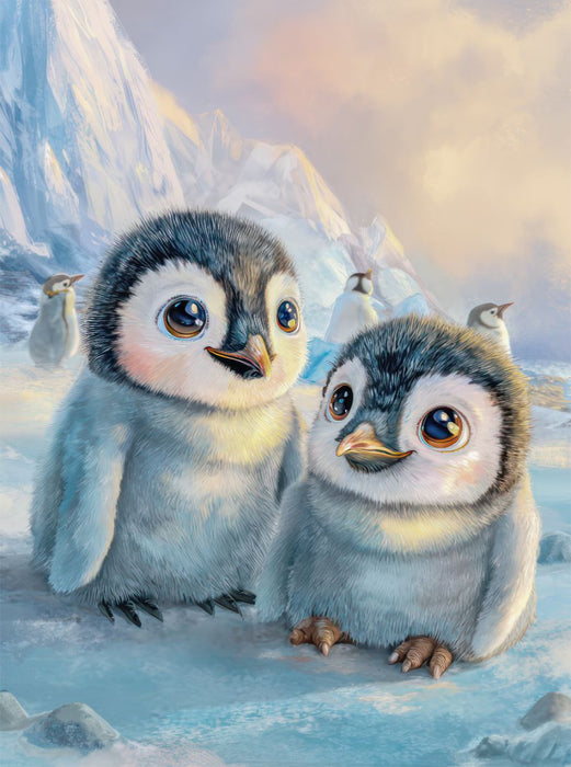 Entzückende Tierbaby Illustrationen - CALVENDO Foto-Puzzle'