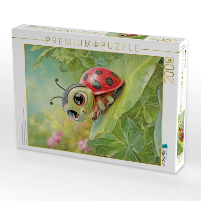 Entzückende Tierbaby Illustrationen - CALVENDO Foto-Puzzle'