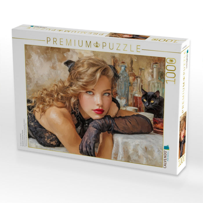 Sinnliche erotische Frauen - CALVENDO Foto-Puzzle'