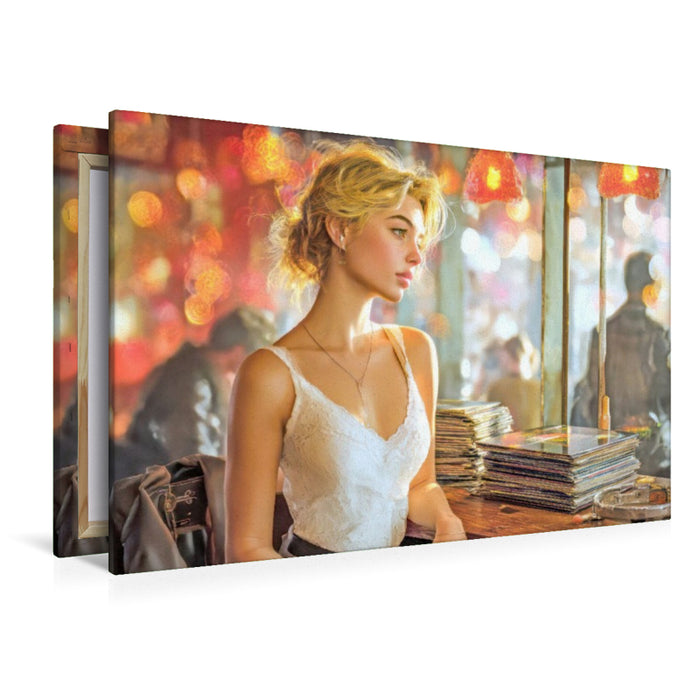 Premium Textil-Leinwand Sinnliche erotische Frauen