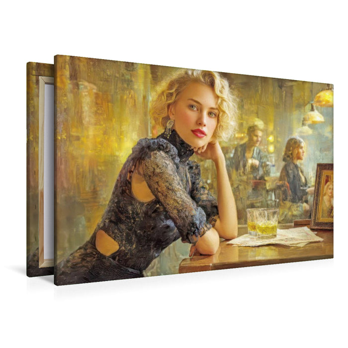 Premium Textil-Leinwand Sinnliche erotische Frauen