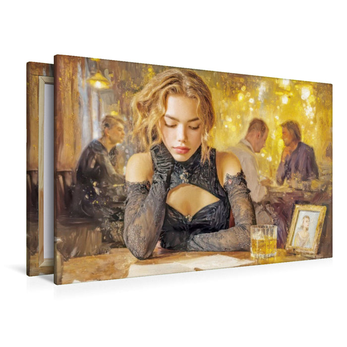 Premium Textil-Leinwand Sinnliche erotische Frauen
