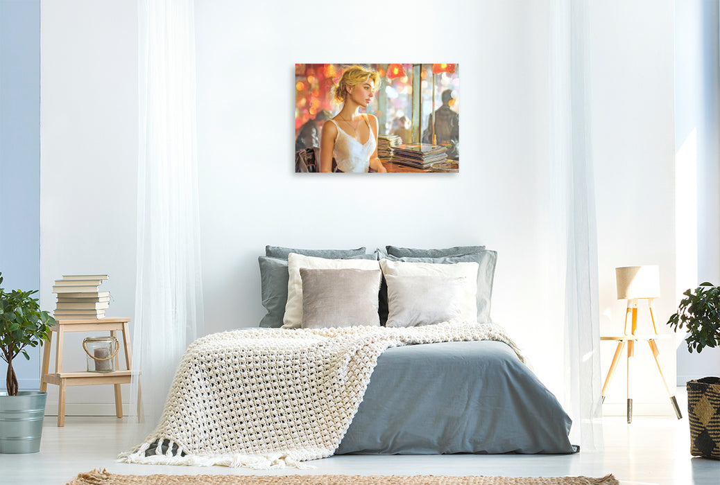 Premium Textil-Leinwand Sinnliche erotische Frauen