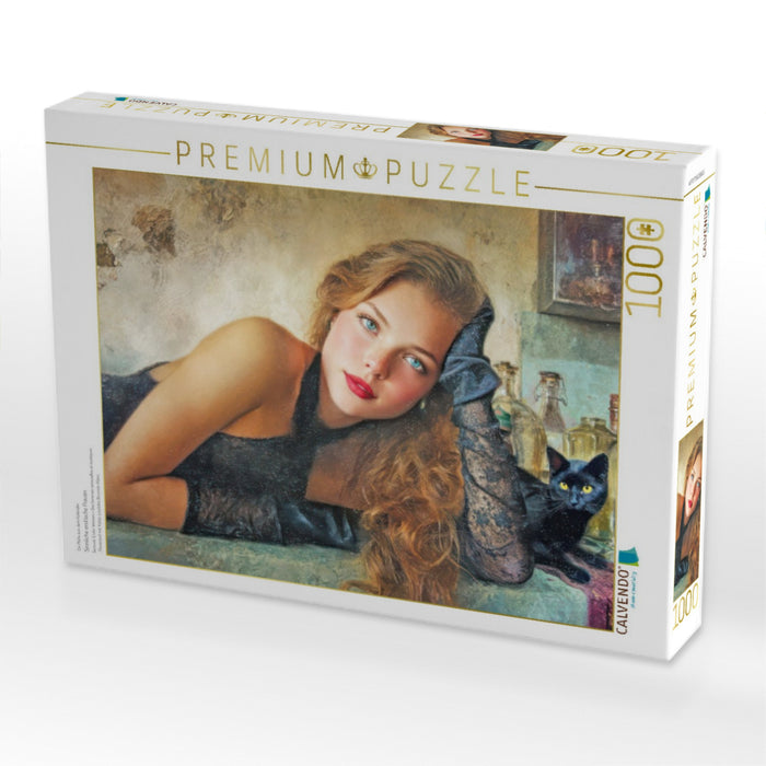 Sinnliche erotische Frauen - CALVENDO Foto-Puzzle'