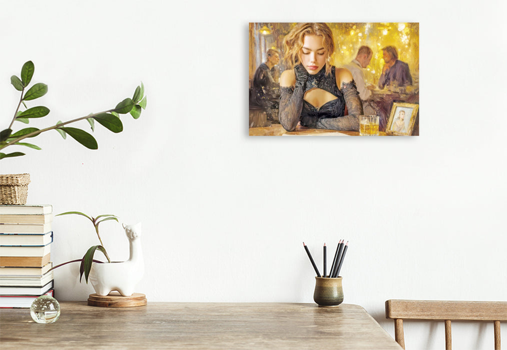 Premium Textil-Leinwand Sinnliche erotische Frauen