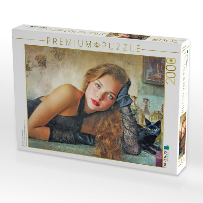 Sinnliche erotische Frauen - CALVENDO Foto-Puzzle'