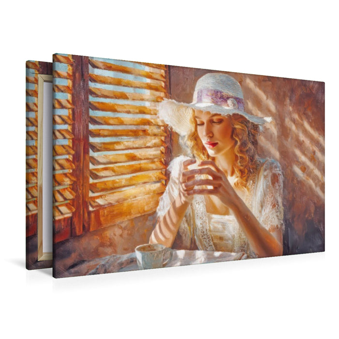 Premium Textil-Leinwand Sinnliche erotische Frauen