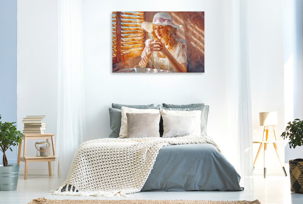 Premium Textil-Leinwand Sinnliche erotische Frauen