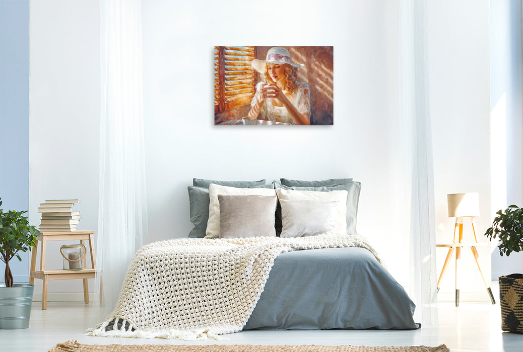 Premium Textil-Leinwand Sinnliche erotische Frauen