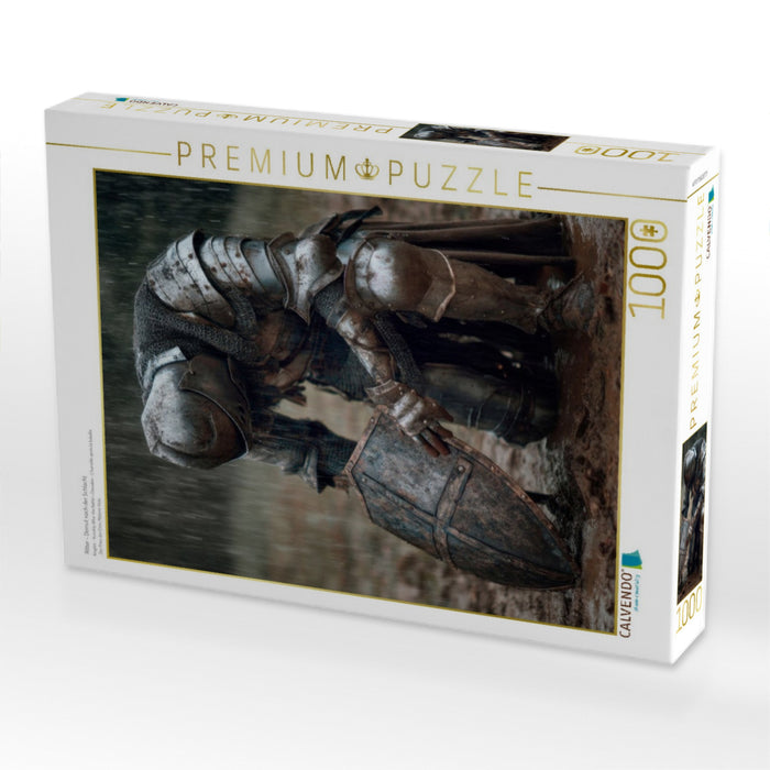 Ritter - Demut nach der Schlacht - CALVENDO Foto-Puzzle'