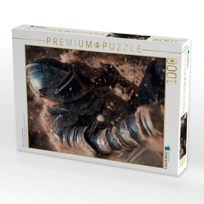 Ritter - Im Staub der Schlacht - CALVENDO Foto-Puzzle'