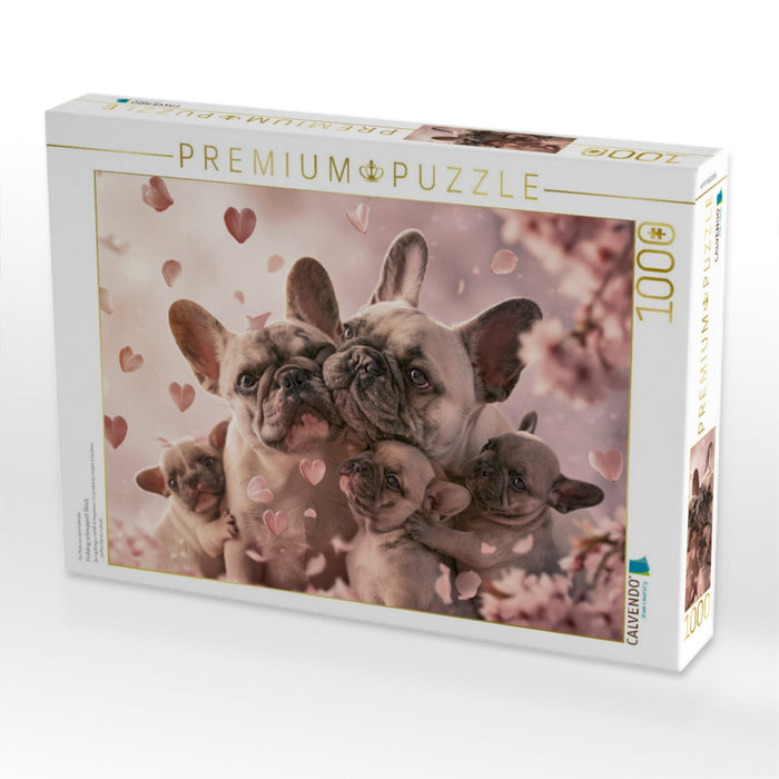 Frühling schnuppert Glück - CALVENDO Foto-Puzzle'