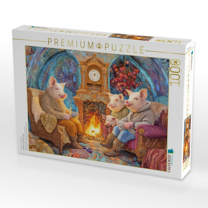 Niedliche Tierwohnungen - CALVENDO Foto-Puzzle'