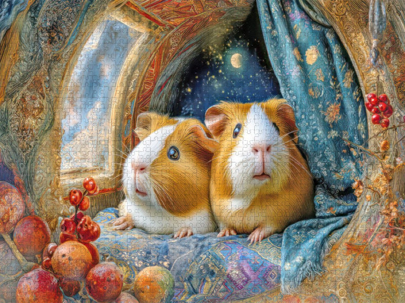 Niedliche Tierwohnungen - CALVENDO Foto-Puzzle'