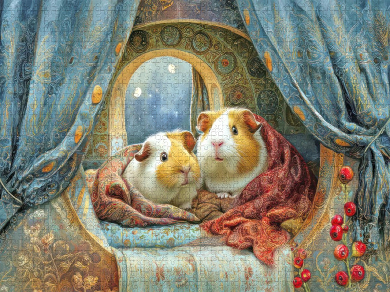 Niedliche Tierwohnungen - CALVENDO Foto-Puzzle'