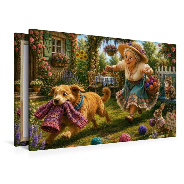 Premium Textil-Leinwand Der Wollräuber