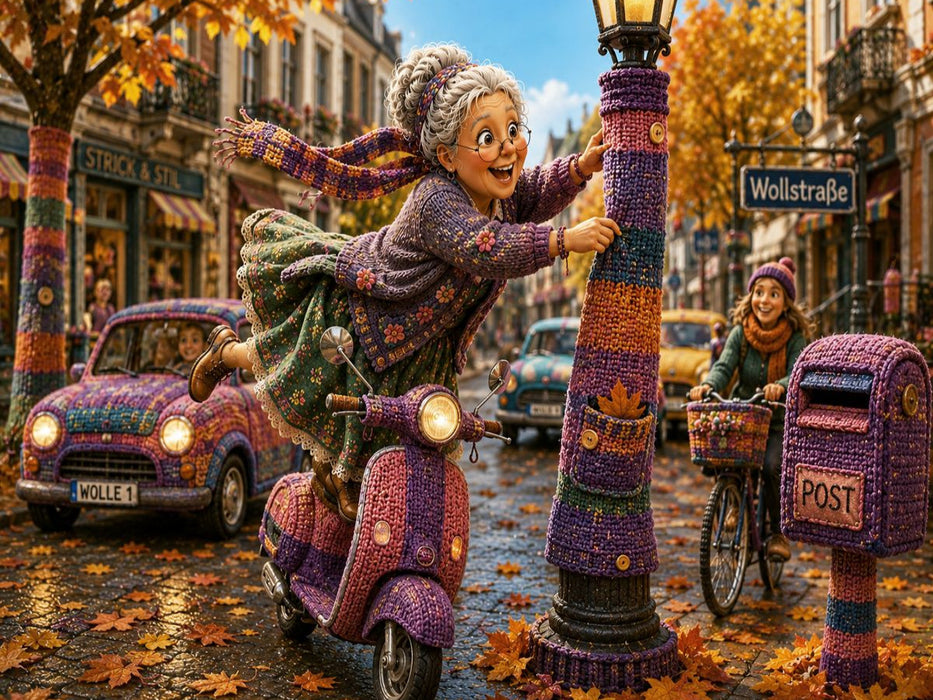 Stricken mit Schwung - CALVENDO Foto-Puzzle'