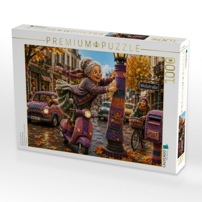 Stricken mit Schwung - CALVENDO Foto-Puzzle'