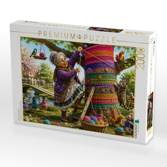 Warm bis in die Rinde - CALVENDO Foto-Puzzle'