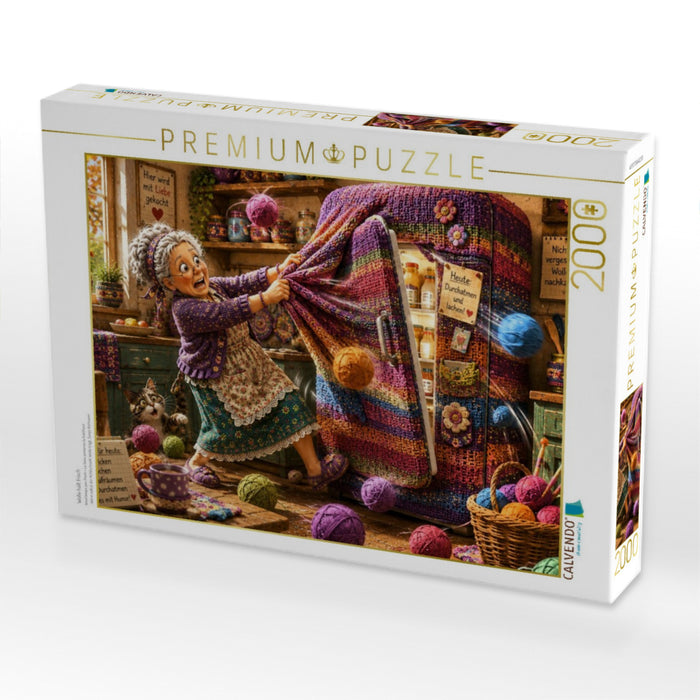 Wolle hält frisch - CALVENDO Foto-Puzzle'