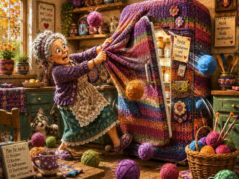 Wolle hält frisch - CALVENDO Foto-Puzzle'