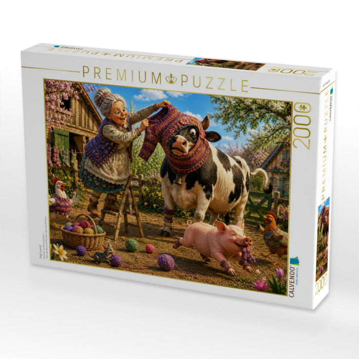 Kopf zuerst! - CALVENDO Foto-Puzzle'