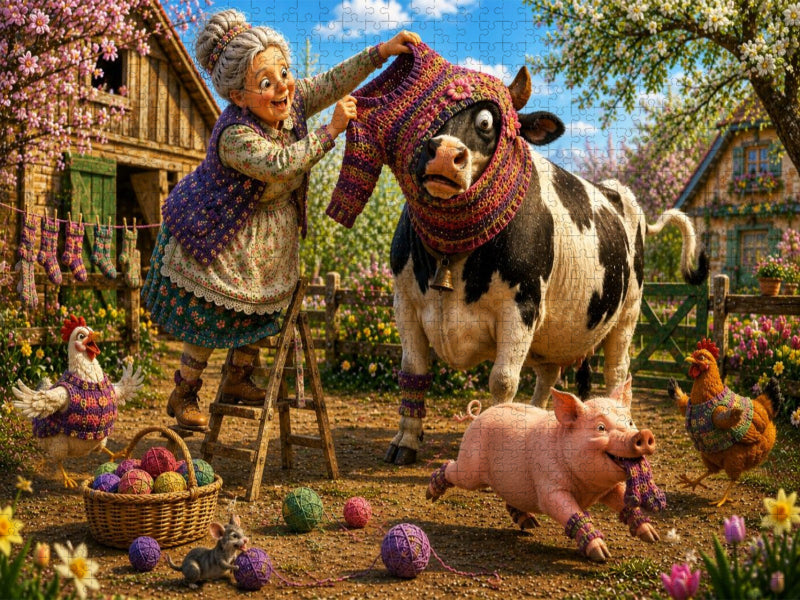 Kopf zuerst! - CALVENDO Foto-Puzzle'