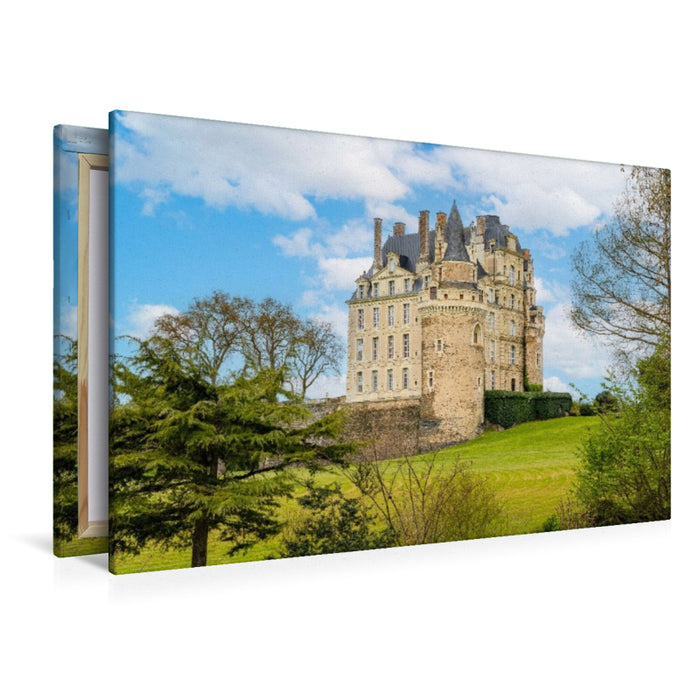 Premium Textil-Leinwand Schloss Brissac
