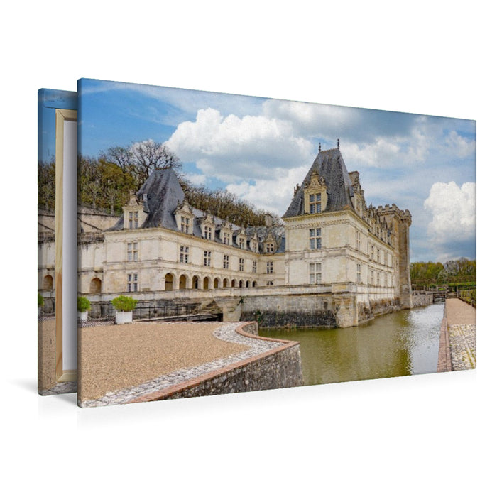Premium Textil-Leinwand Schloss Villandry