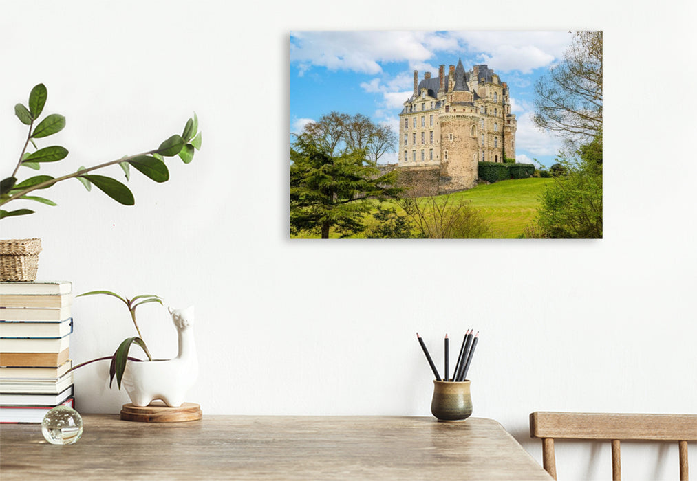 Premium Textil-Leinwand Schloss Brissac