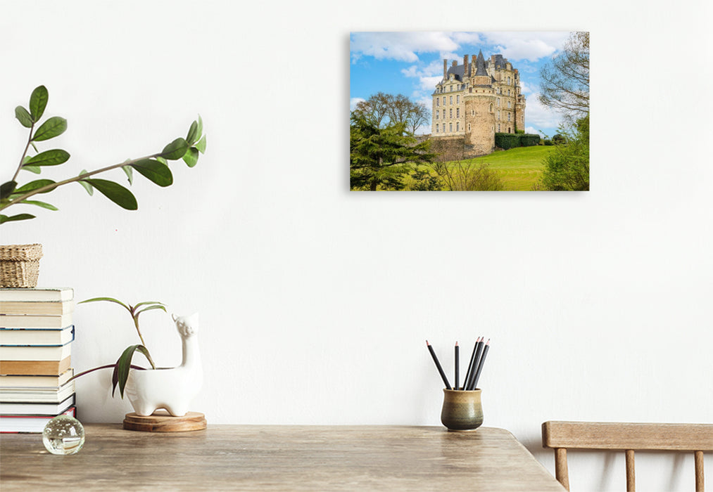 Premium Textil-Leinwand Schloss Brissac